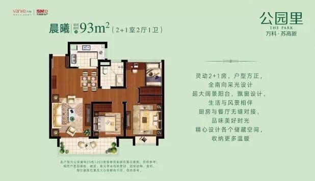 點(diǎn)擊圖片放大 萬科公園里戶型圖