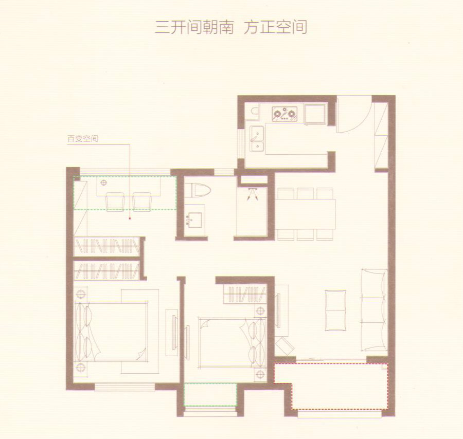 點擊圖片放大 戶型圖90㎡