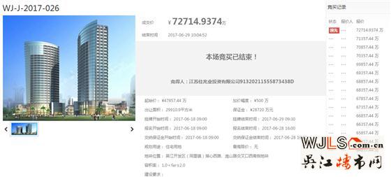 吳江同里土拍三宗宅地共吸金約34.62億元 樓面價均破萬!