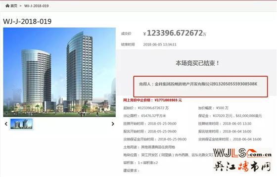 吳江土拍共吸金31.6億！再迎新晉房企—龍光地產(chǎn)