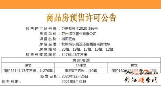 綠地樾麗云庭領(lǐng)預(yù)售證  備案價(jià)23953-2662庭領(lǐng)預(yù)售證  備案價(jià)23953-26627元/平米