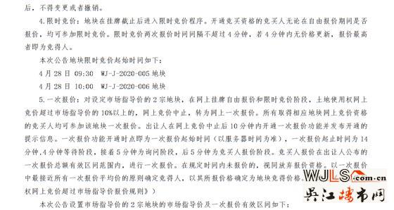 吳江新掛兩宗宅地!兩地塊起拍樓面價(jià)7650元/平米