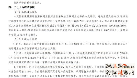 吳江新掛兩宗宅地!兩地塊起拍樓面價(jià)7650元/平米