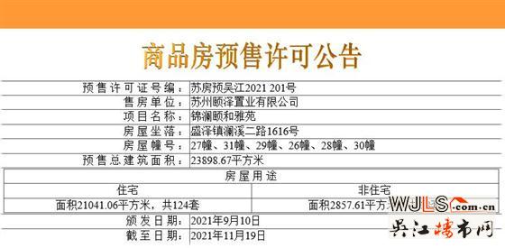領(lǐng)證！盛澤頤和公館備案均價(jià)17648元/平米