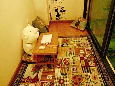 童話般純美的40平小復式裝修